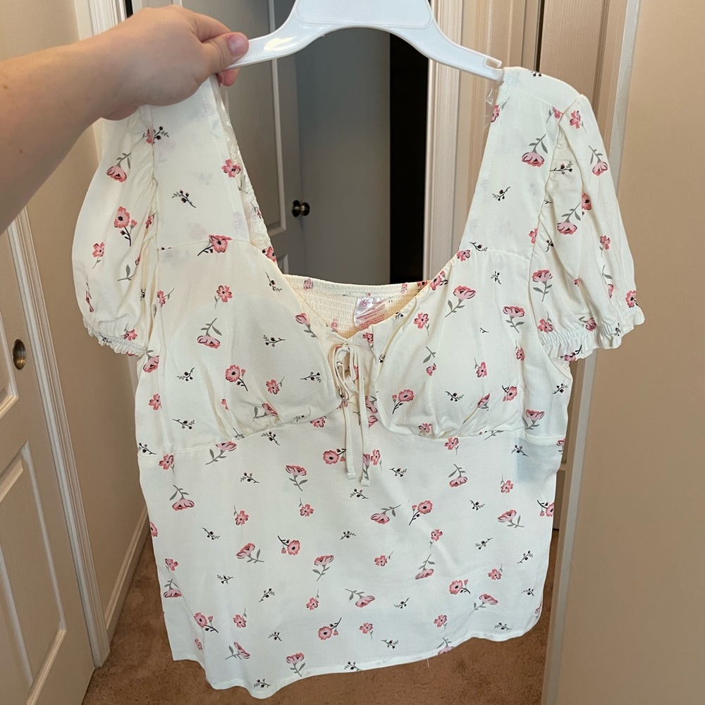 Slightly cropped shirt- BRAND NEW!